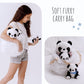 Perfectto Design Panda Stuffed Animal Bear Plush Toy for Girls 5 PCS Set - Mommy, 2 Babies, Bag, Blanket stuffies 3 4 5 Year Old Girl, Little Girls