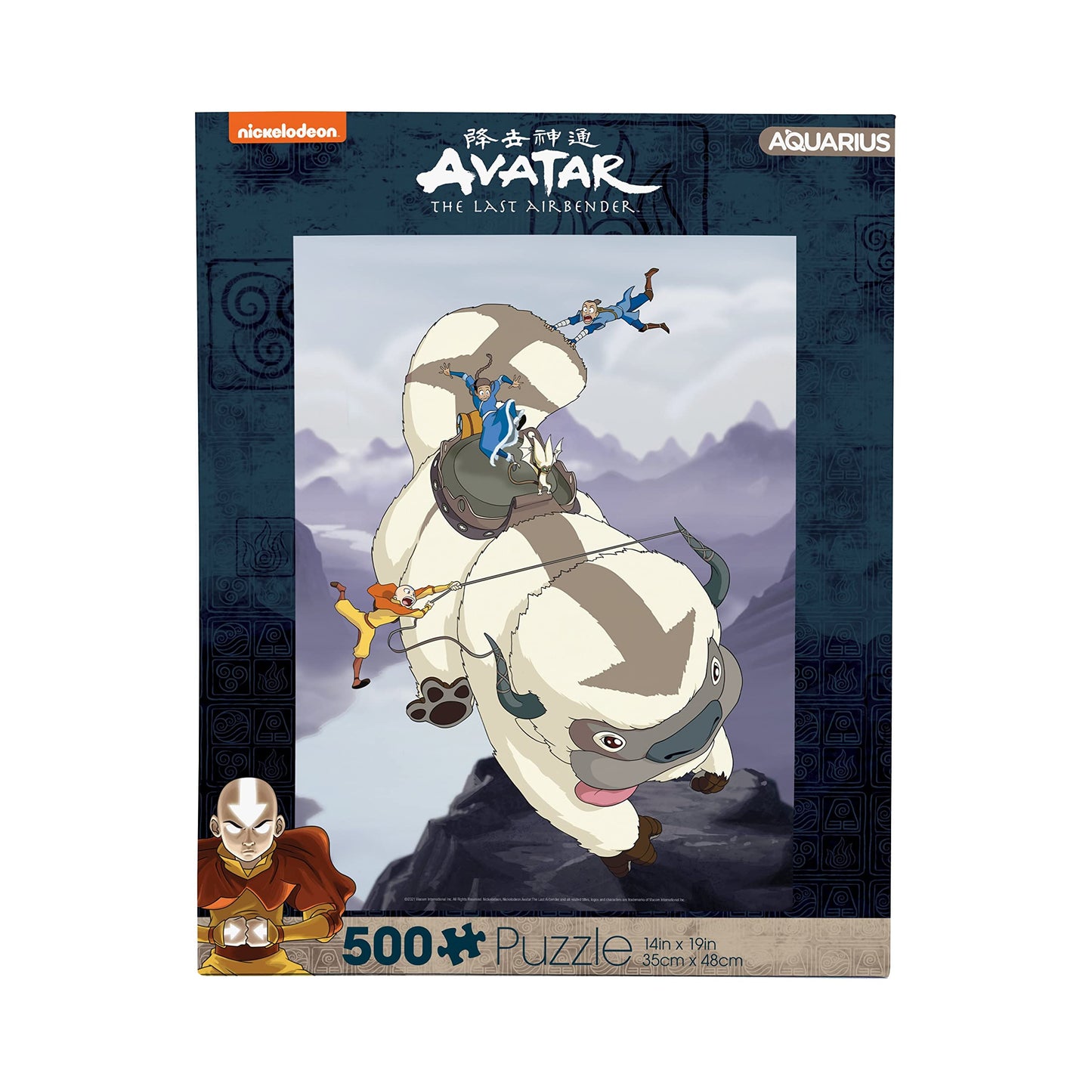 AQUARIUS Avatar The Last Airbender Appa & Gang 500 Piece Jigsaw Puzzle