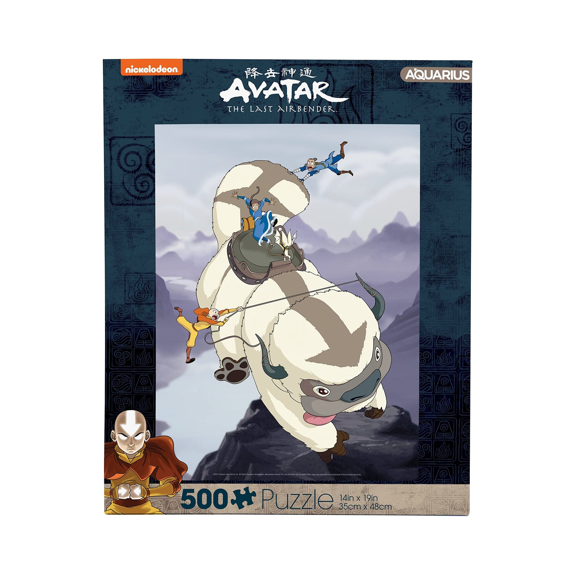 AQUARIUS Avatar The Last Airbender Appa & Gang 500 Piece Jigsaw Puzzle