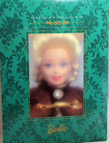 Barbie - Holiday Caroler Doll - Holiday Porcelain Barbie Collection - 1996 Mattel