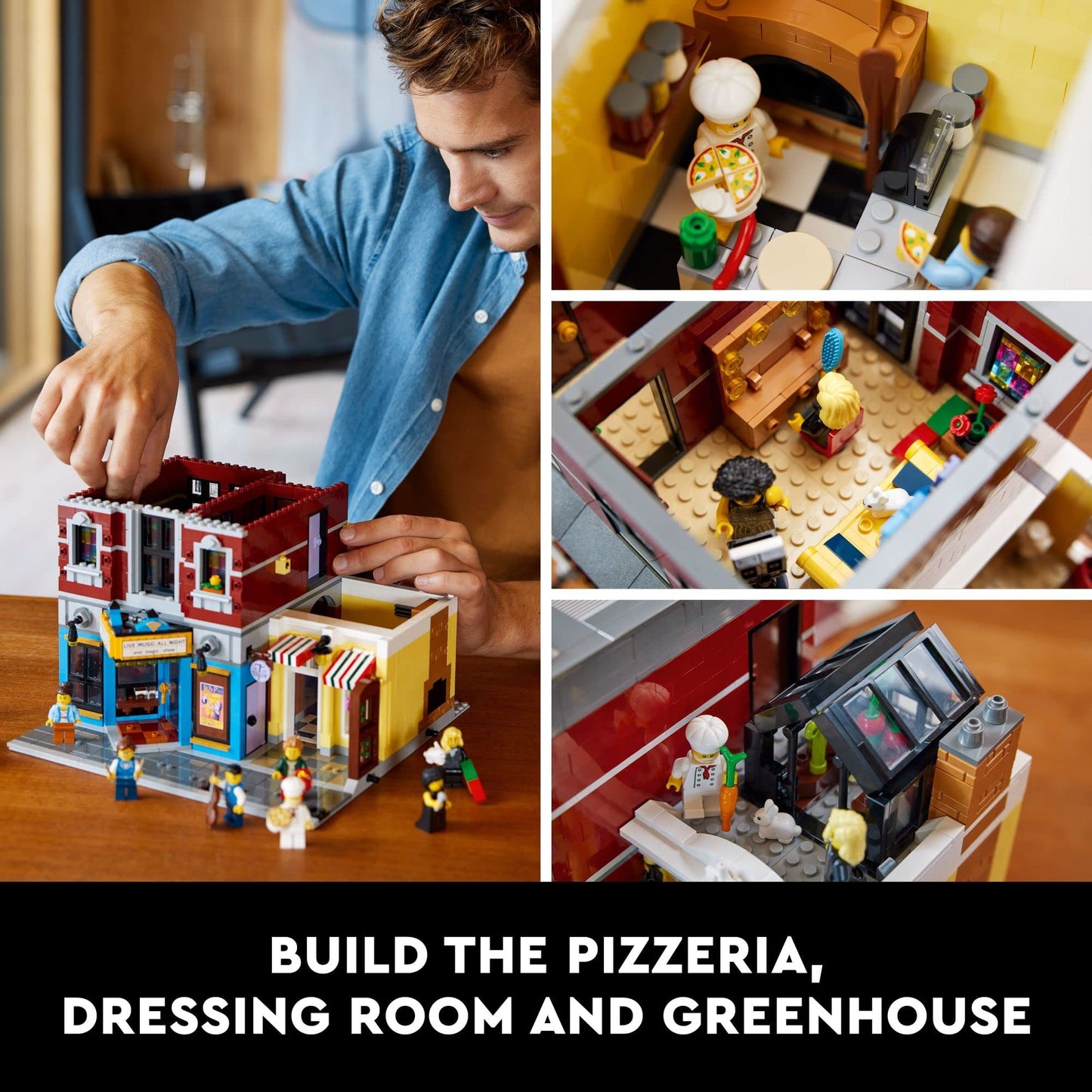 LEGO Icons Jazz Club 10312 Building Set for Adults and Teens, A Collectible Gift for Musicians, Music Lovers, and Jazz Fans, Includes 5 Detailed Rooms