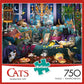 Buffalo Games - Brigid Ashwood - Quarantine Cats - 750 Piece Jigsaw Puzzle For Adults -Challenging Puzzle Perfect for Game Nights - Finished Size is