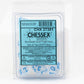 Chessex Borealis Icicle Luminary 10 x D10 Dice Set CHX27381, Medium