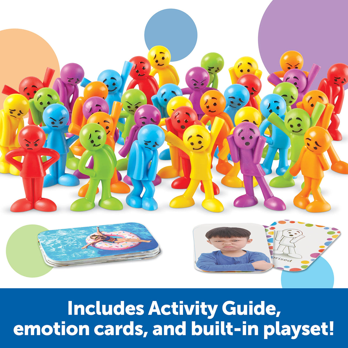Learning Resources All About Me Feelings Activity Set - Emotional Regulation Tools for Kids, Preschool Classroom Must Haves, Social Skills Activities