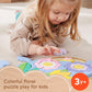 Fisher-Price Wood Preschool Toy Flower Puzzle Blocks, 38-Piece Wooden Stacking Set for Developmental Play Kids Ages 3+ Years