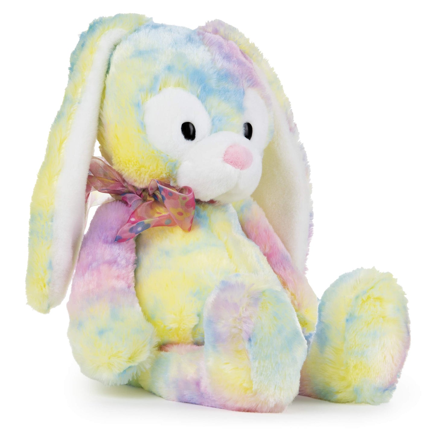GUND Easter Splatter Color Patch Floppy Eared Bunny