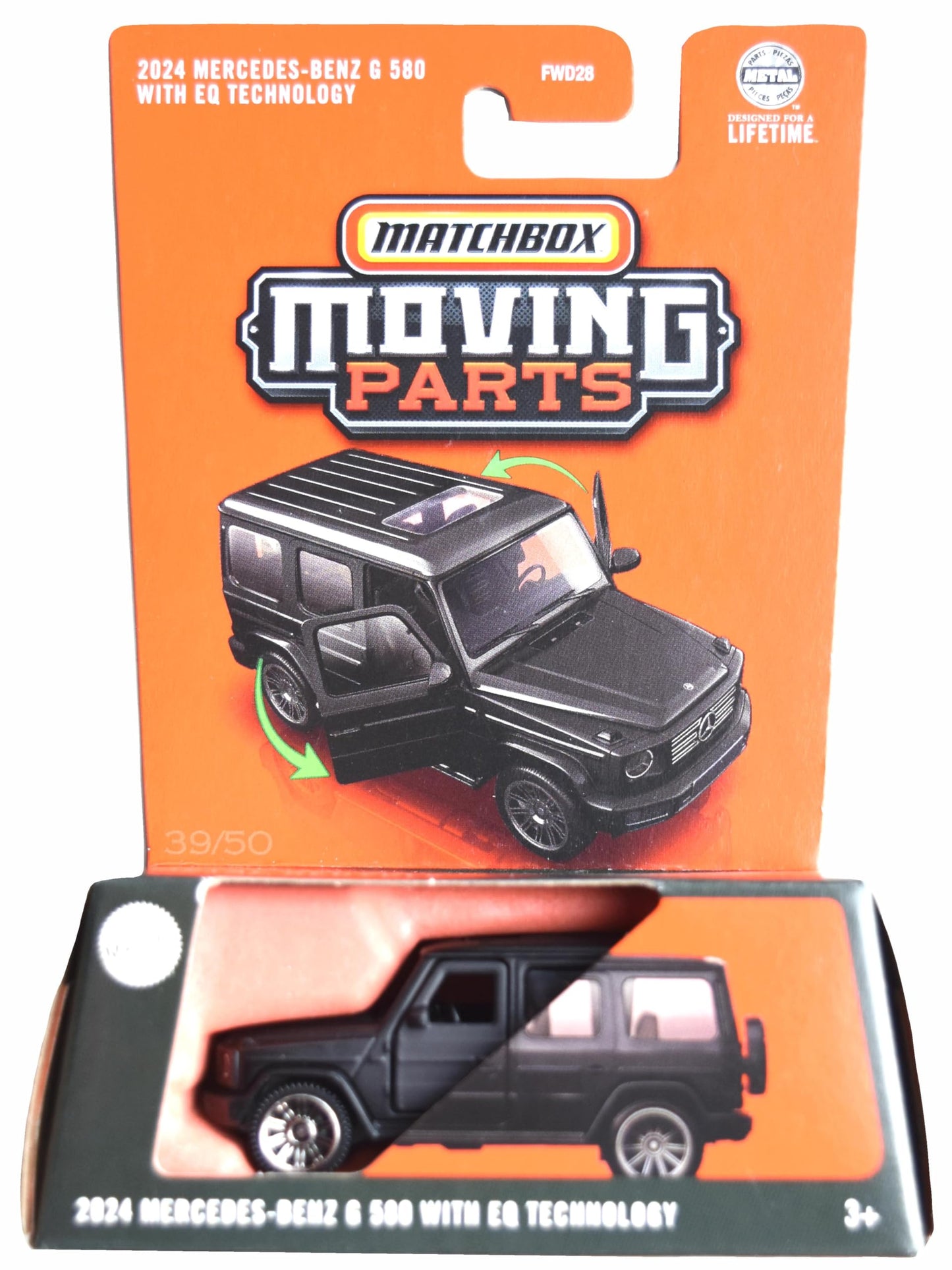 Matchbox 2024 Mercedes Benz G 580 with EQ Technology, Moving Parts [Black]