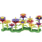 Green Toys Build-a-Bouquet, 4C - 44 Piece Pretend Play, Motor Skills, Building and Stacking Kids Toy Set. No BPA, phthatates, PVC. Dishwasher Safe
