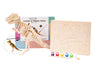 Hands Craft DIY Wooden Puzzle with Paint Kit (T-Rex)