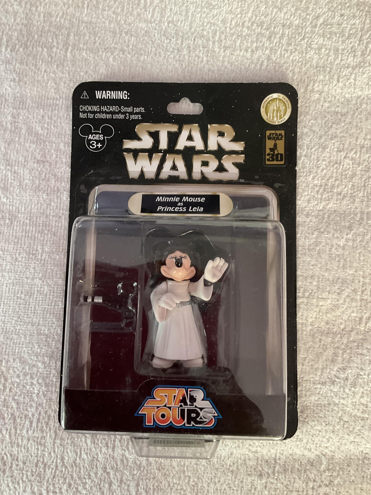 Star Tours Wars Minnie Mouse as Princess Leia Figure