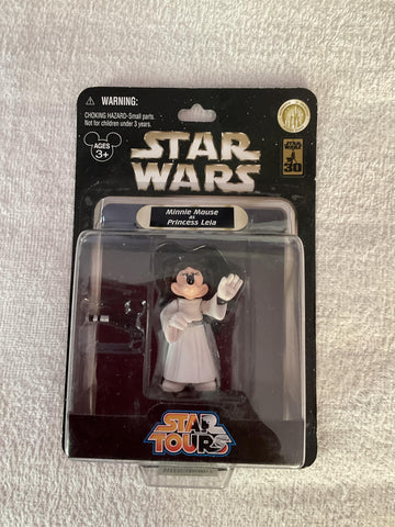 Star Tours Wars Minnie Mouse as Princess Leia Figure