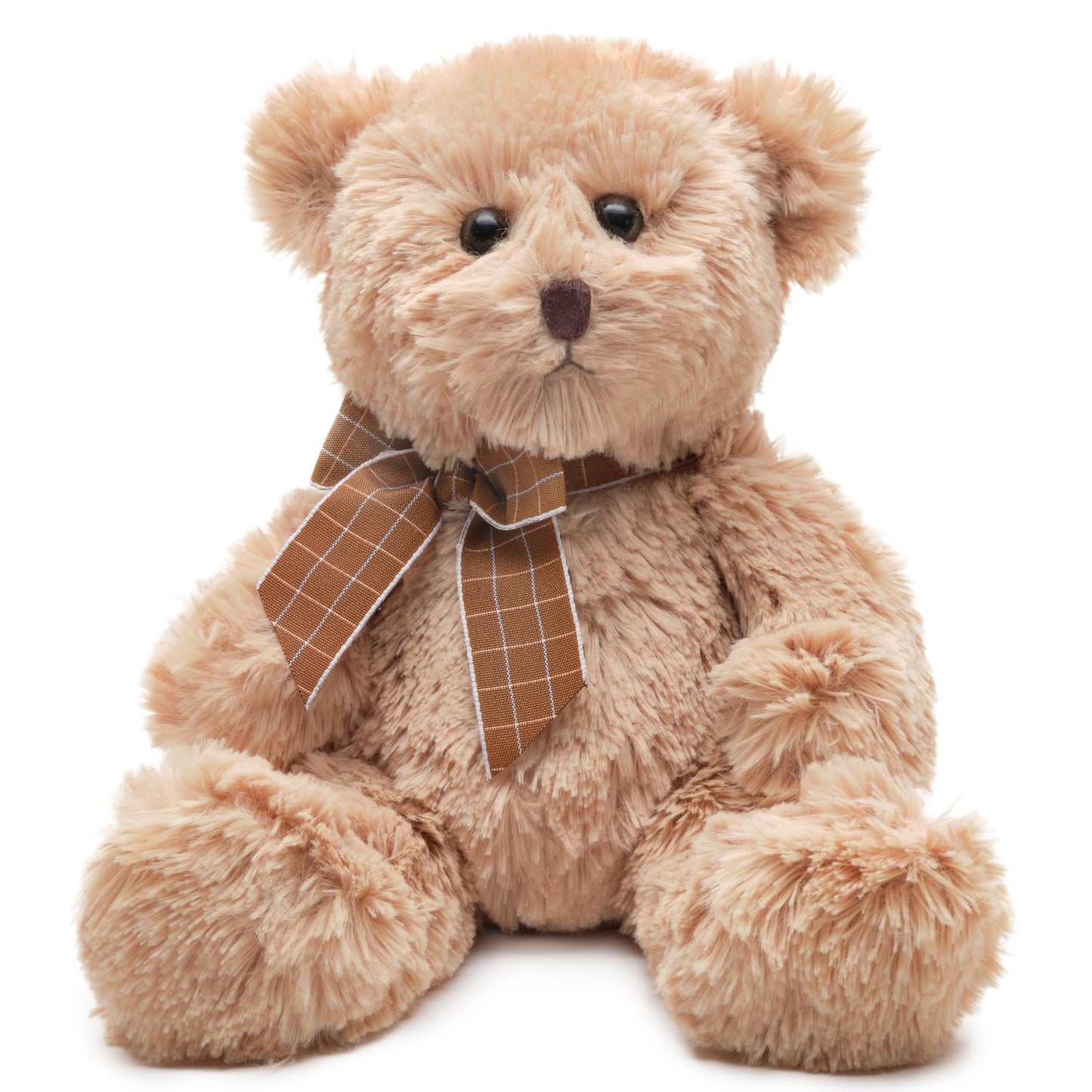 Bearington Lil' Bensen Stuffed Teddy Bear for Babies - 10" Soft Stuffed Bears Plush Toy with Classic Design - Adorable Cuddly Brown Bear Gift for Baby