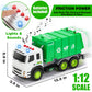MOBIUS Toys Garbage Truck - Large 1:12 Scale Recycling Truck with Lights, Sounds & Moving Parts - Durable BPA-Free Trash Truck for Kids Ages 3-7