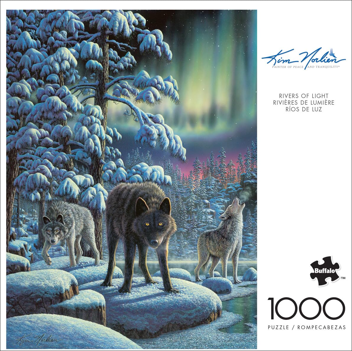 Buffalo Games - Rivers of Light - 1000 Piece Jigsaw Puzzle for Adults