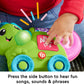 Fisher-Price Baby Learning Toy Link Squad Crawl ‘n Colors Chameleon with Music & Lights for Ages 9+ Months, Compatible Only with Link Squad Items