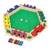 INNOVJOPRO 6-Sided Shut the Box Game Multicolor Wooden with 16 Dice