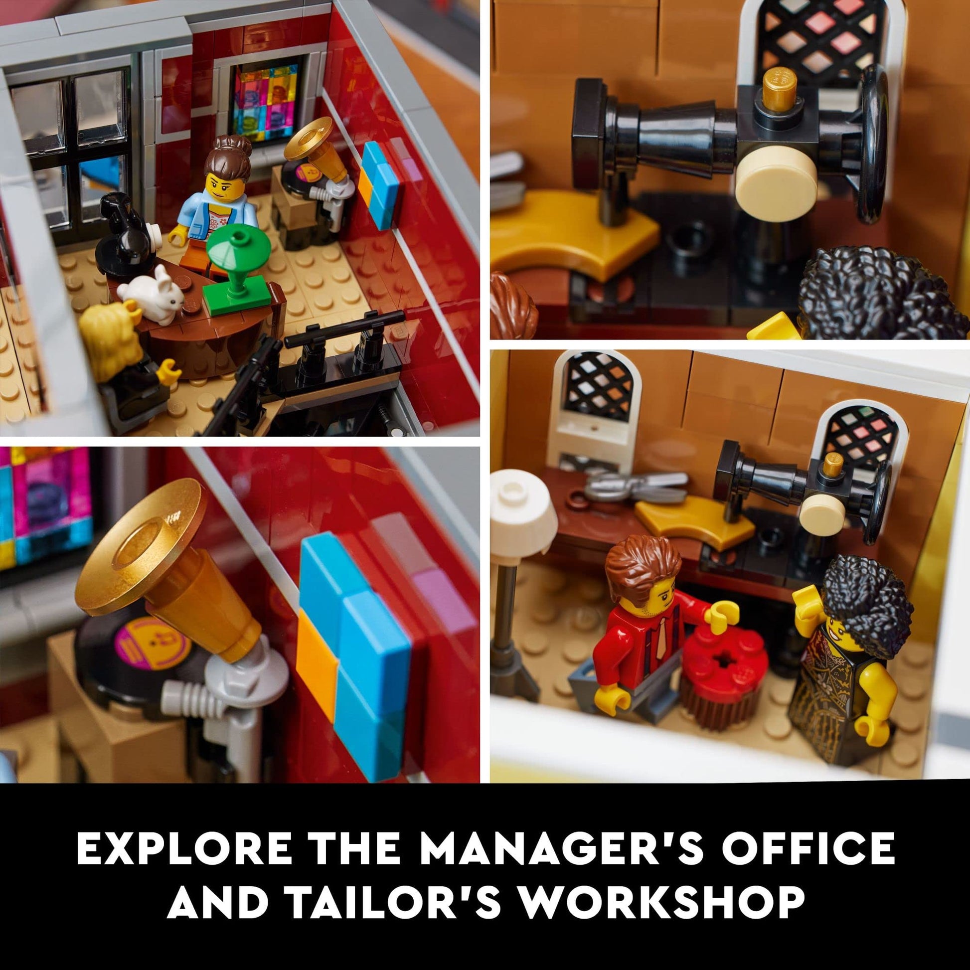 LEGO Icons Jazz Club 10312 Building Set for Adults and Teens, A Collectible Gift for Musicians, Music Lovers, and Jazz Fans, Includes 5 Detailed Rooms