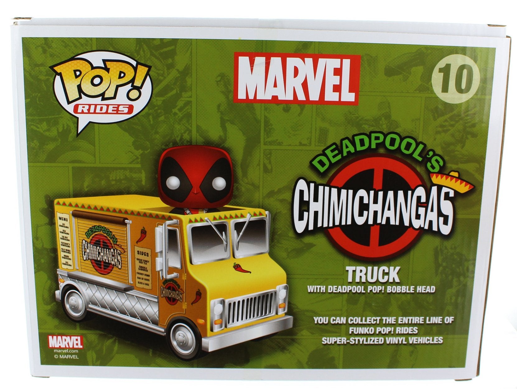 Funko Pop Rides: Deadpool's Chimichanga Truck Action Figure