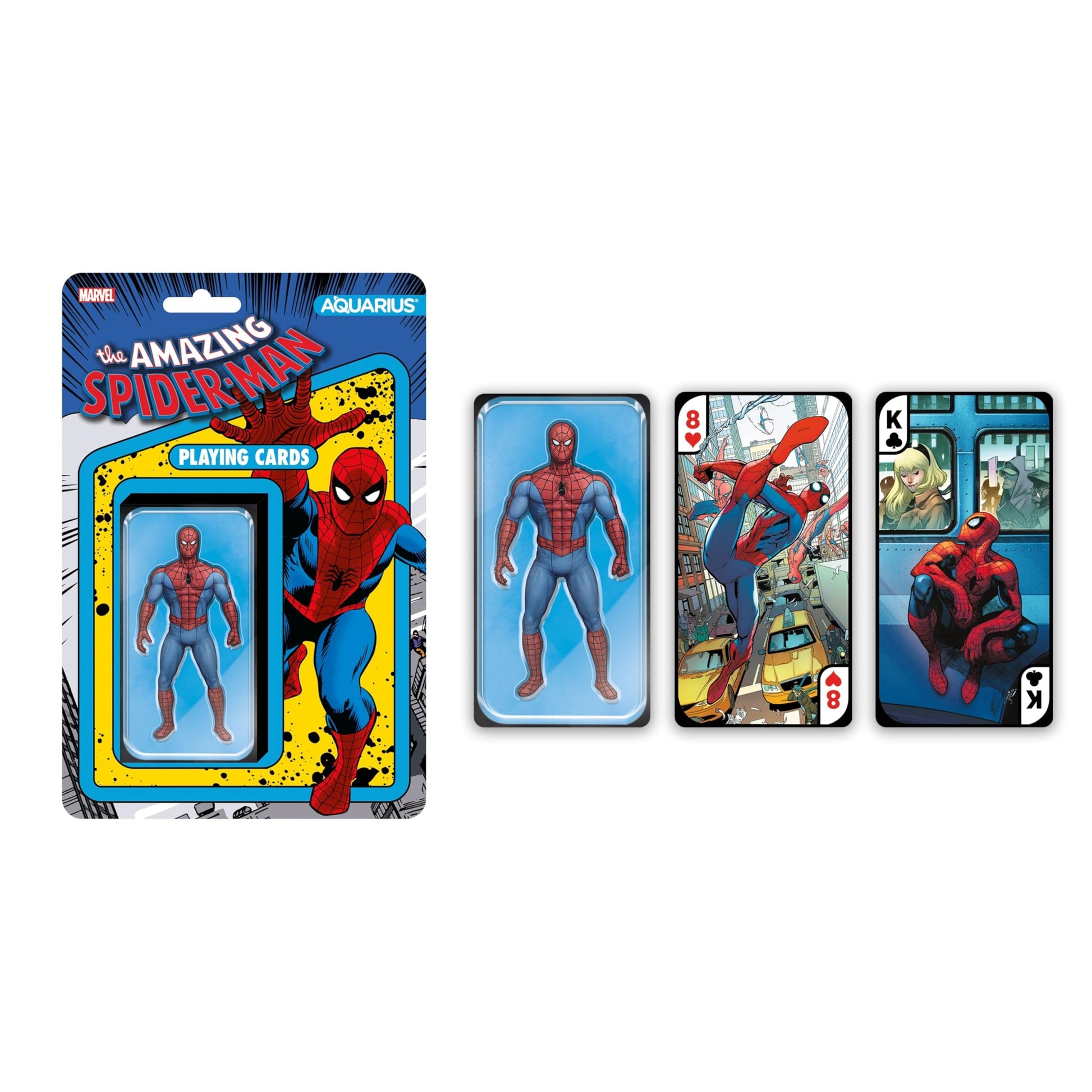 Aquarius Marvel Spiderman Premium Playing Cards - Spider-Man Themed Deck of Cards for Your Favorite Card Games - Officially Licensed Spider-Man