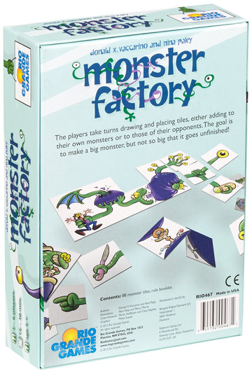 Rio Grande Games Monster Factory Board Game for 2-6 Players, Ages 5 Plus