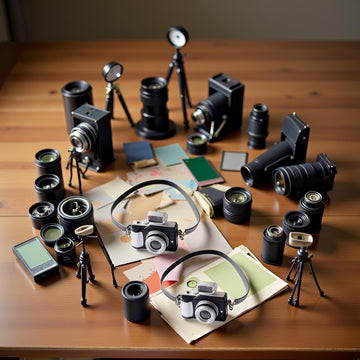 2Pcs Miniature Camera 1:4 Scale Mini Camera Prop Mini Camera Ornament Vintage Camera Model Digital Camera Mini Decoration Accessories Photography