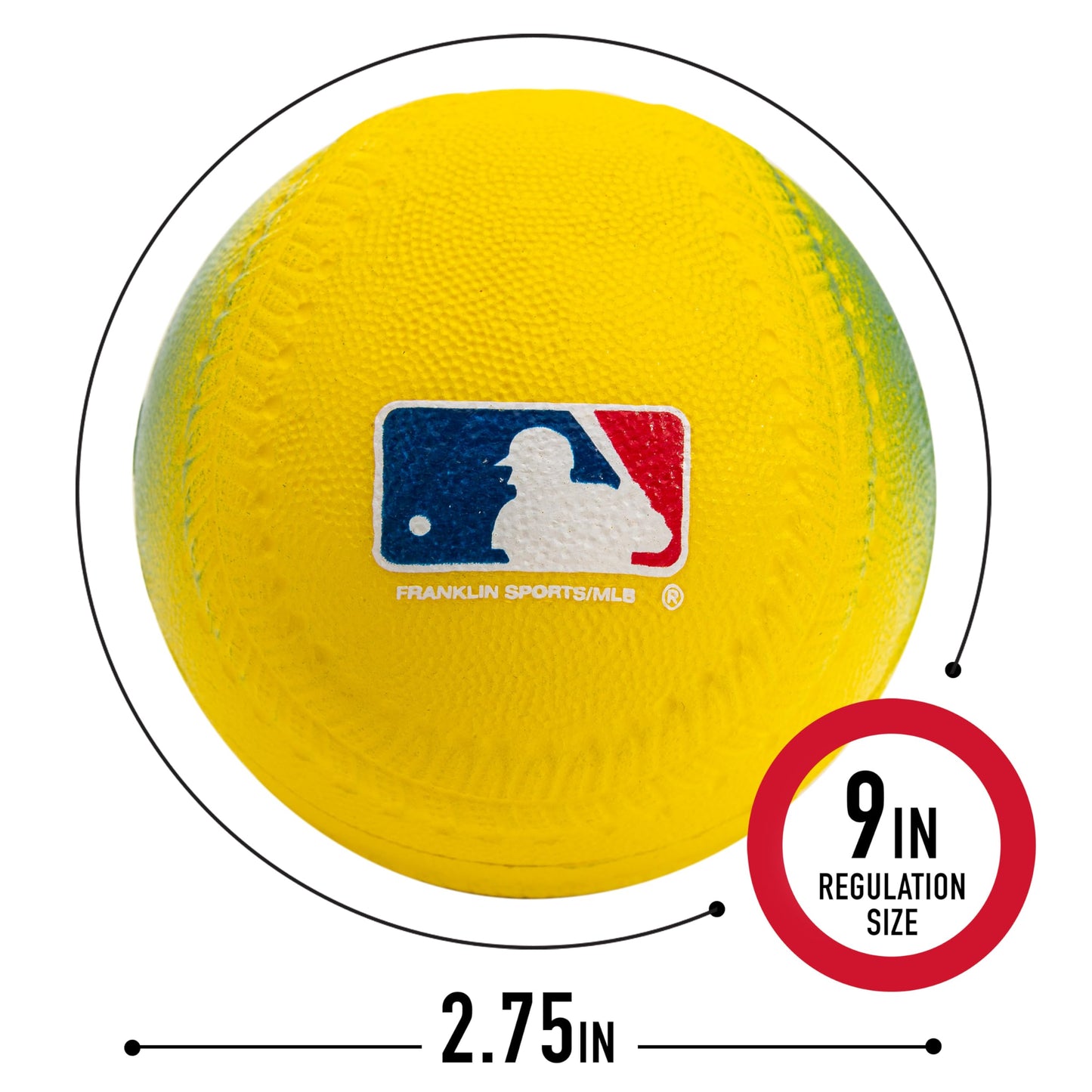 Franklin Sports MLB Foam Baseballs - 3 Pack