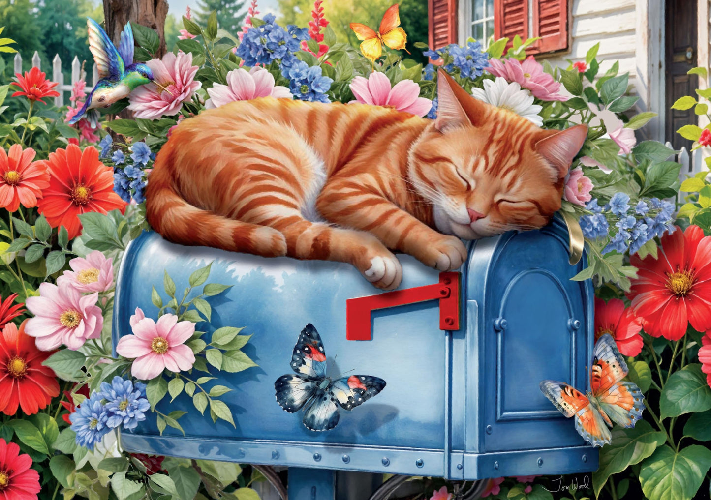 Ceaco - Cat Nap - 500 Piece Jigsaw Puzzle for Adults