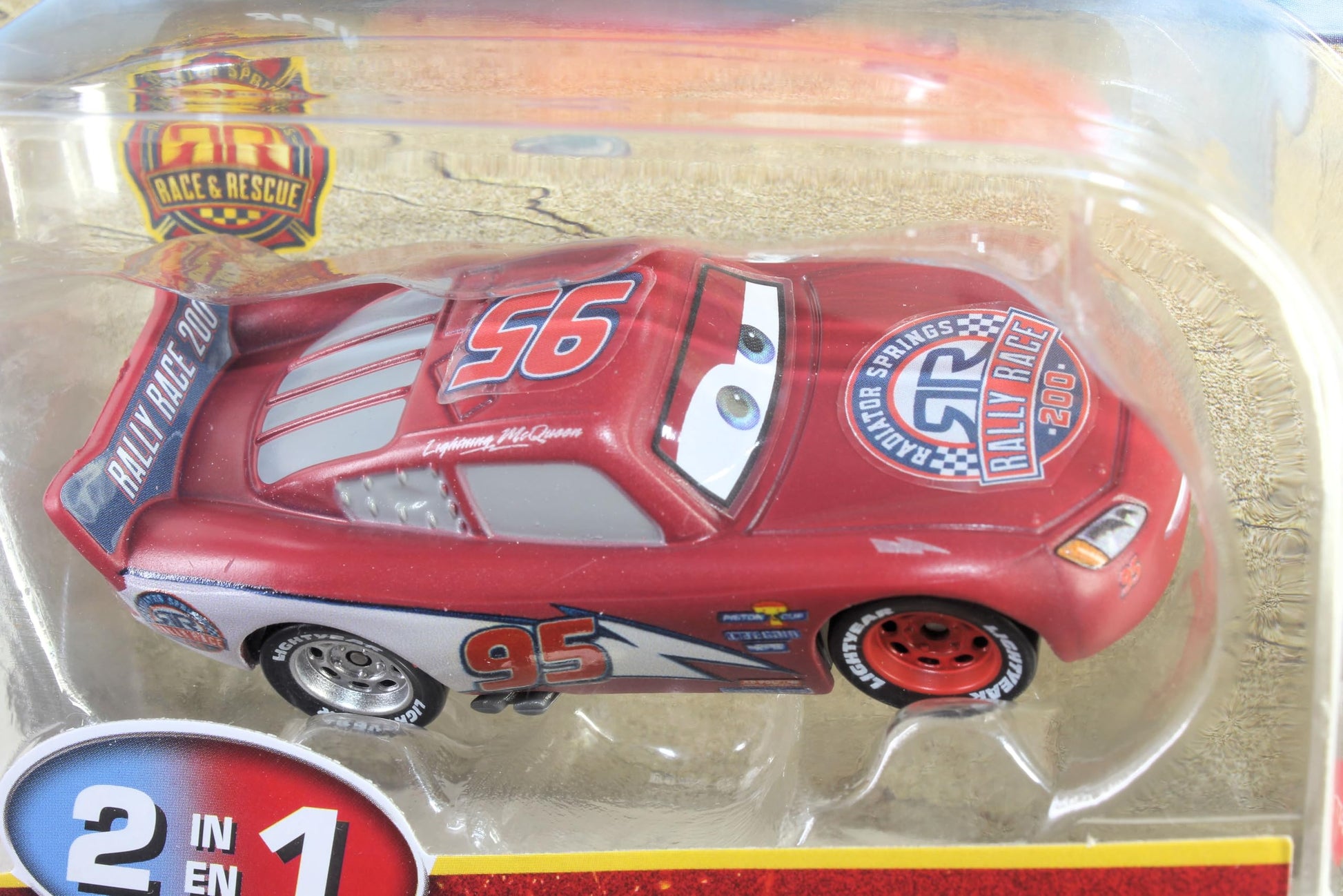 Disney Cars 2025 Color Changers Radiator Springs Race & Rescue Rally Race 200 Lightning McQueen