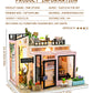 Spilay DIY Miniature Dollhouse Kit with Wooden Furniture,DIY Dollhouse Kit with Dust Proof and Music Movement,1:24 Scale Creative Room for Romantic
