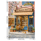 Puzzles for Adults 500 Pieces, Coffee Shop Jigsaw Puzzles - Morning Brew Cafe, Impossible Cafe Puzzles for Seniors Family, 20.47x14.96 inches, 1:1