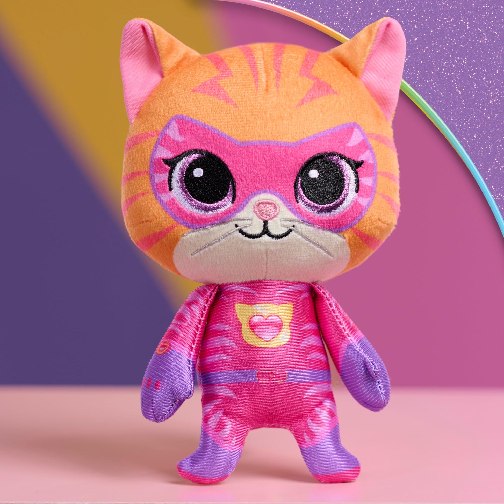 Disney Jr. SuperKitties Ginny Small Plush, Su-Purr Wild Stuffed Animal