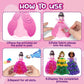 JolliBrix Poke in Fun - Magical Princesses, Arts and Crafts for Kids, DIY Presents Toy for Girl, DIY Creative Activity for Girls Ages 4 5 6 7 8+