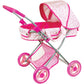 Lissi Deluxe Doll Pram with 13" Baby Doll, Also Includes Diaper Bag & Accessories, Nuturing and Role Play, For Ages 4 and up