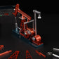 TECHING Pumping Unit Model Kit 219pcs 3D Metal Pumping Unit Model DIY Assembly Model Science Education Gift, orange