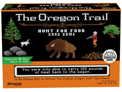 The Oregon Trail: Hunt for Food Card Game - Based On The Classic Computer Game by Pressman