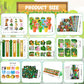 BenLouis 120Pcs Jungle Safari Party Favors Zoo Animals Sticker Stampers Slap Bracelets School Stationery Set Bulk Classroom Prizes for Kids Wild One