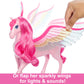 Barbie Doll Toys, Pegasus Pink Winged Horse Toy with 10 Accessories Including Puppy & Barrettes, Inspired A Touch of Magic