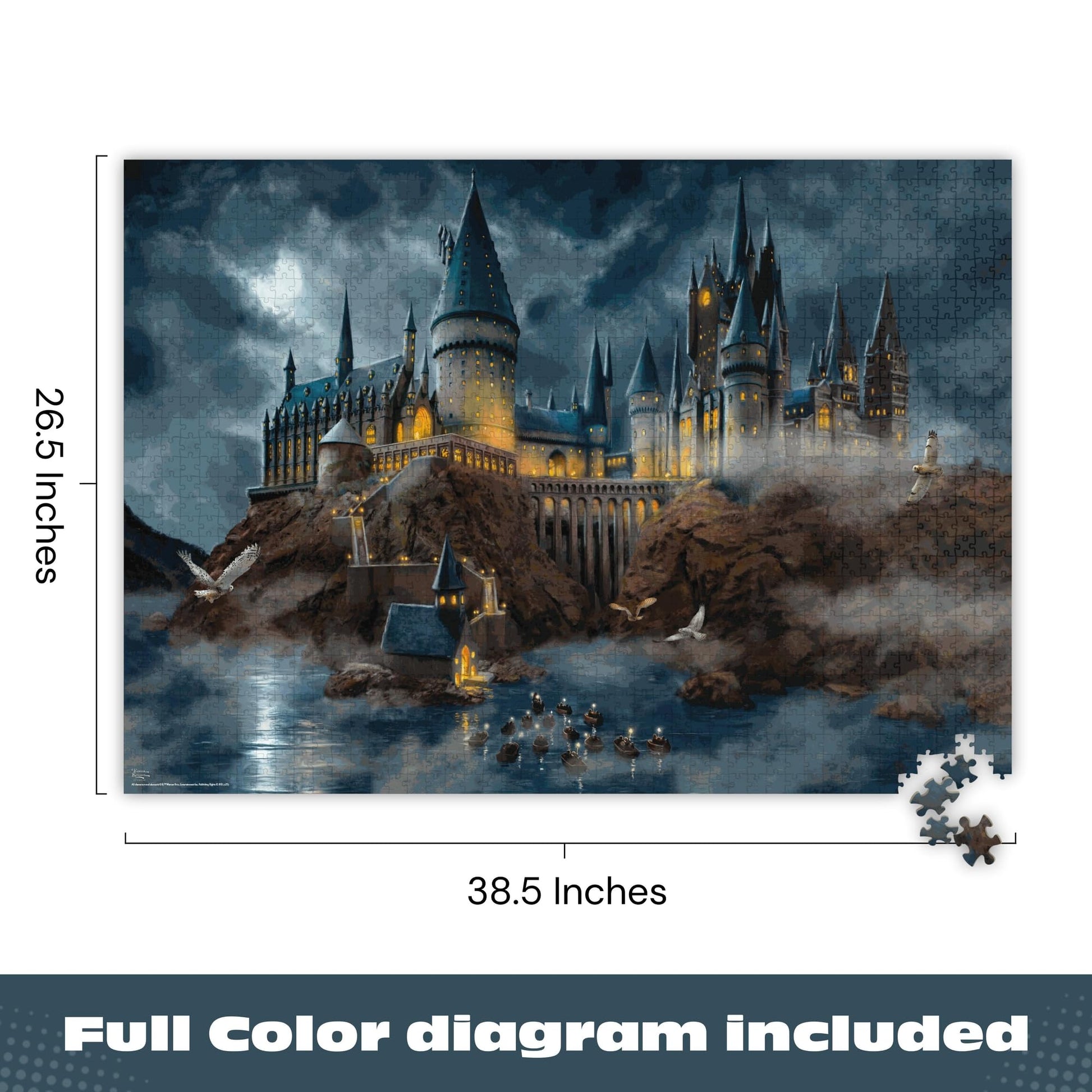 Ceaco - Thomas Kinkade Harry Potter - Hagwart's Castle - 1500 Piece Puzzle
