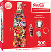Masterpieces Coca-Cola Bottle Jigsaw Puzzle - 500 Pieces, Soda Theme, Shaped Puzzle - Age 14+