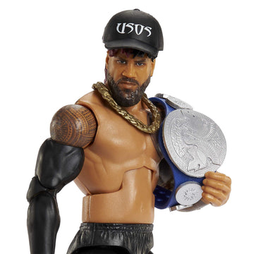 Mattel WWE Jimmy USO Elite Collection 6 Action Figure, 6-inch Posable Collectible Gift for WWE Fans Ages 8 Years Old & Up