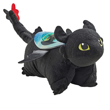 Pillow Pets How to Train Your Dragon Toothless, 11" Sleeptime Lite