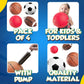 PlayBolt Sports Balls for Kids & Toddlers Toys - (Pack of 4) 5-inch