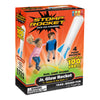 Stomp Rocket Jr Glow Rocket Launcher for Kids, 4 Rockets - Glow in The Dark