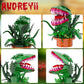 aphpaio Audrey 2 Piranha Plant Building Toys Sets, Little Shop of Horrors Flowers Cannibal with Openable Mouth Building Blocks, Gift for TV Fans