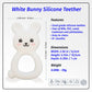WANABUY - Silicone Pacifier teether Toys for Babies 0-6 and 6-12 Months - Package of 4 Baby teethers - Pain Relief - Infants and Toddlers. Safer Than