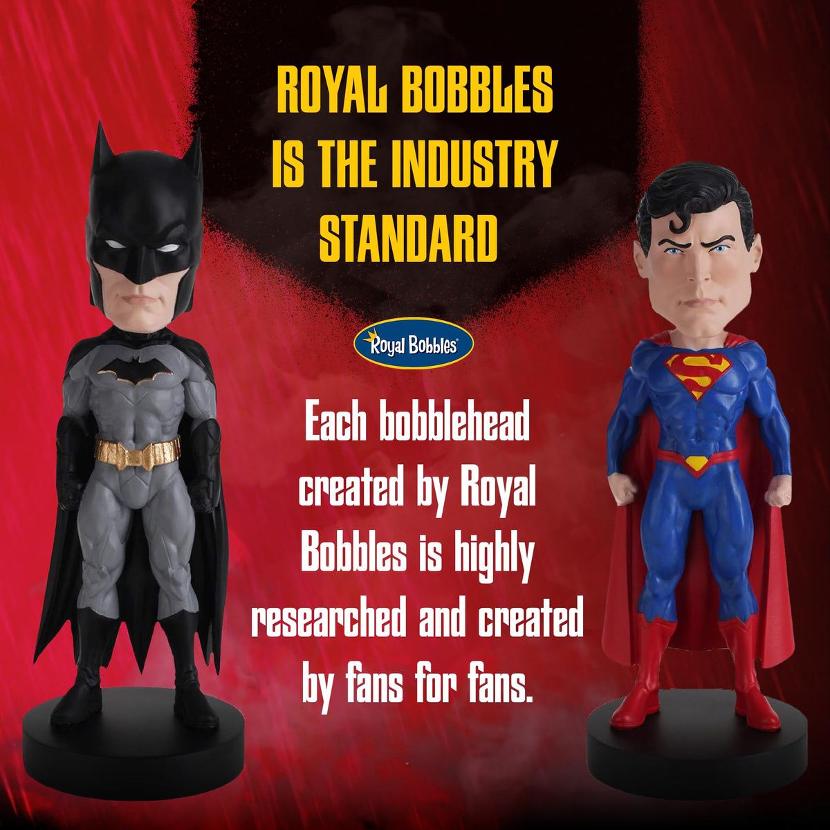 Royal Bobbles DC Comics Batman - 6 Inches Tall - Collectible Bobblehead Statue