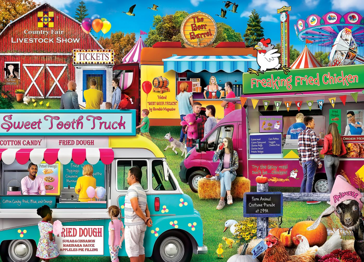 MasterPieces 1000 Piece Jigsaw Puzzle for Adults and Family - Country Fair - 19.25"x26.75"