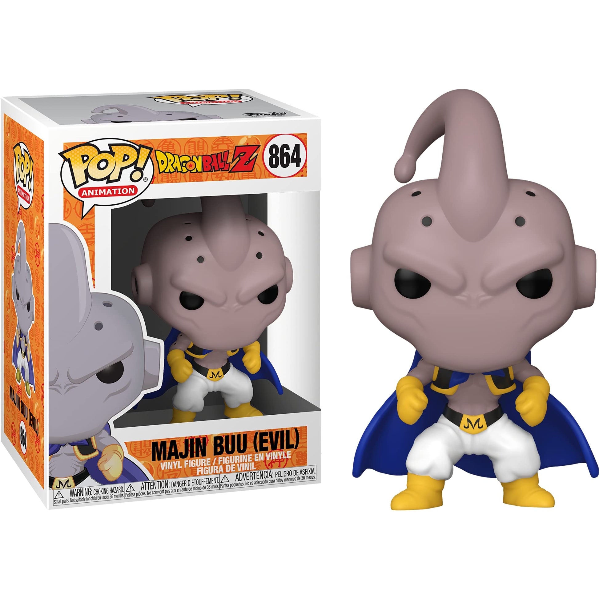 M a j i n B u u [Evil]: Fun ko P o p ! Animation Vinyl Figurine Bundle with 1 Compatible 'ToysDiva' Graphic Protector (864-48610 - B)