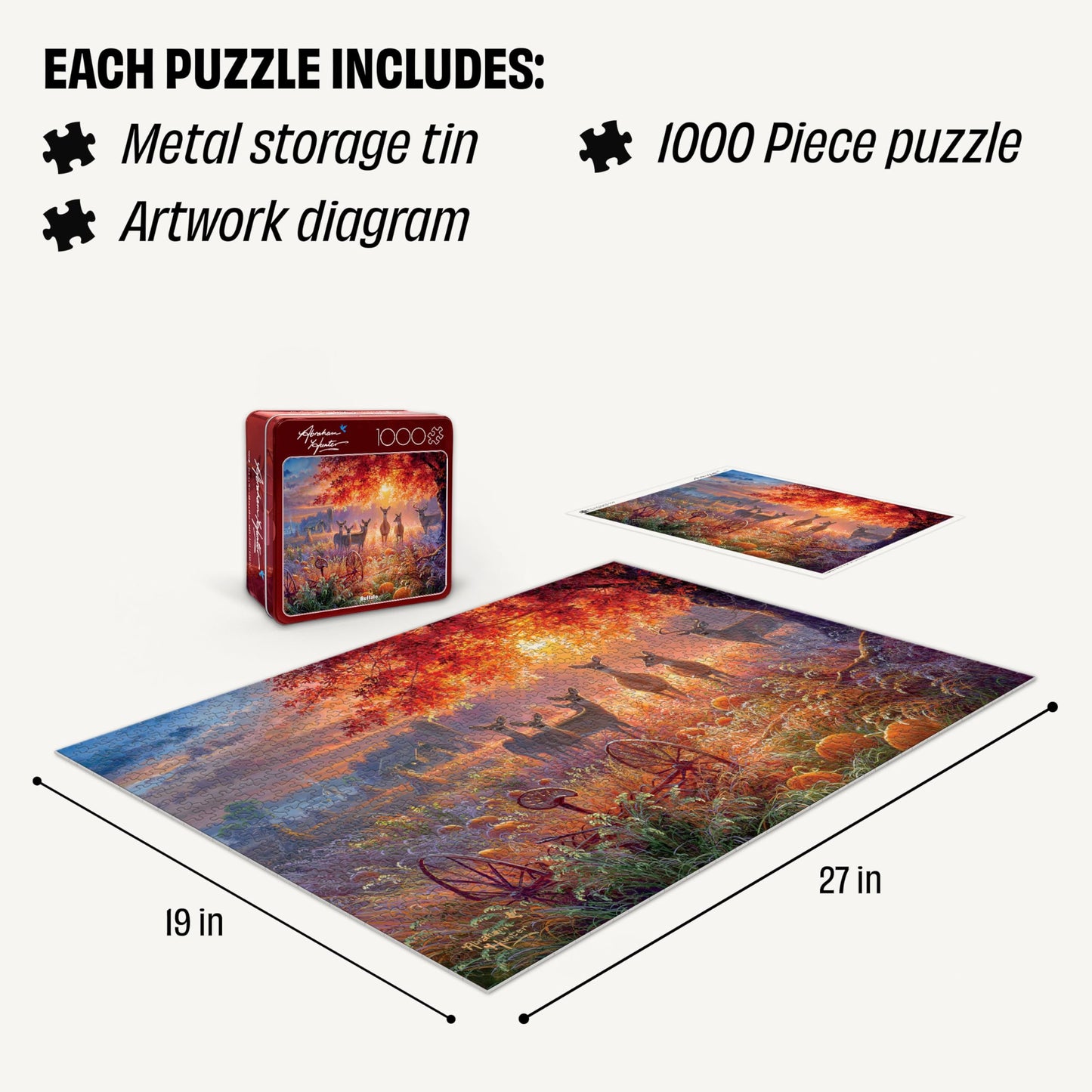 Buffalo Games - Trick or Treat - 1000 Piece Fall Jigsaw Puzzle for Adults