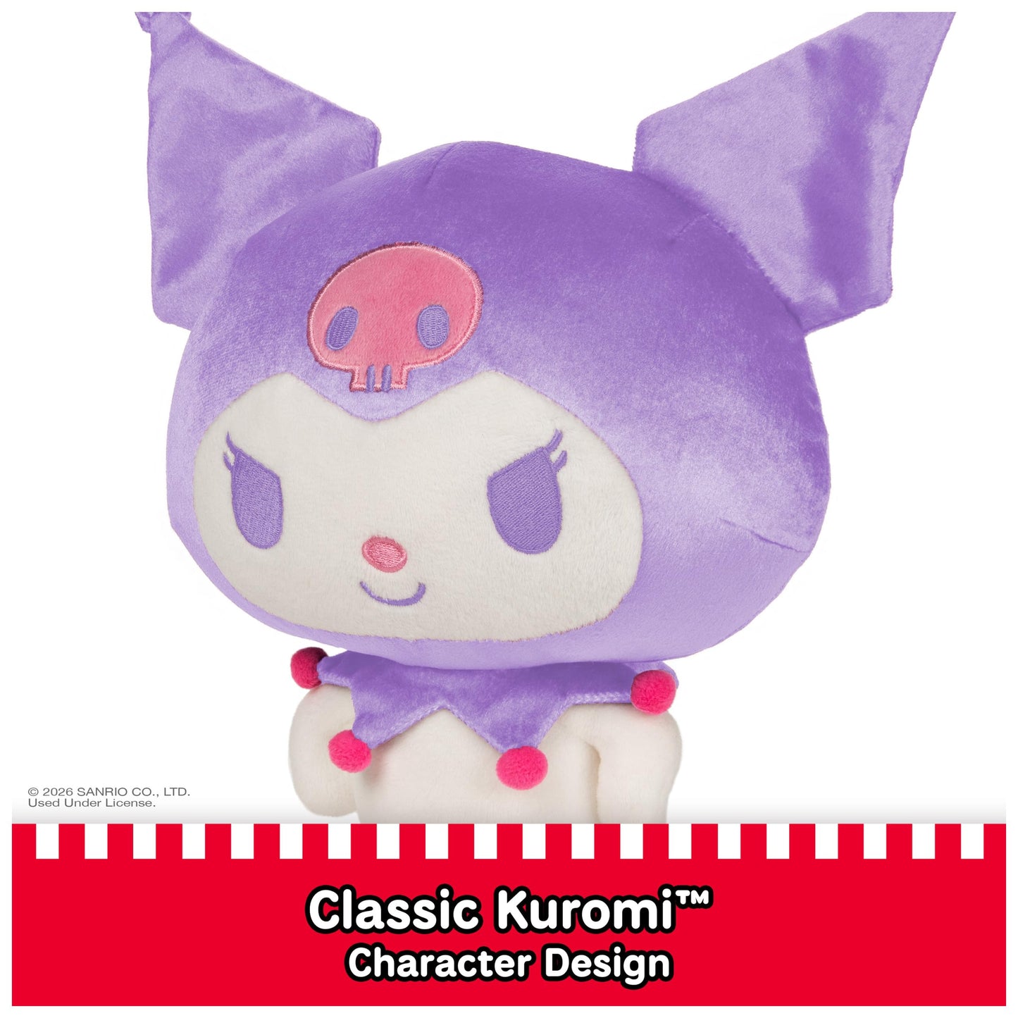 GUND Sanrio Kuromi 9.5-Inch Plush Toy for Ages 1+